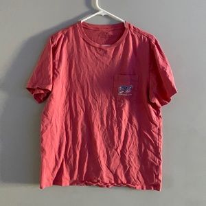 Vineyard Vines Salmon Lacrosse T-Shirt